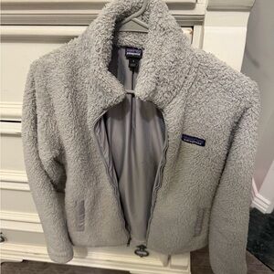 Patagonia Light Gray Sherpa Jacket